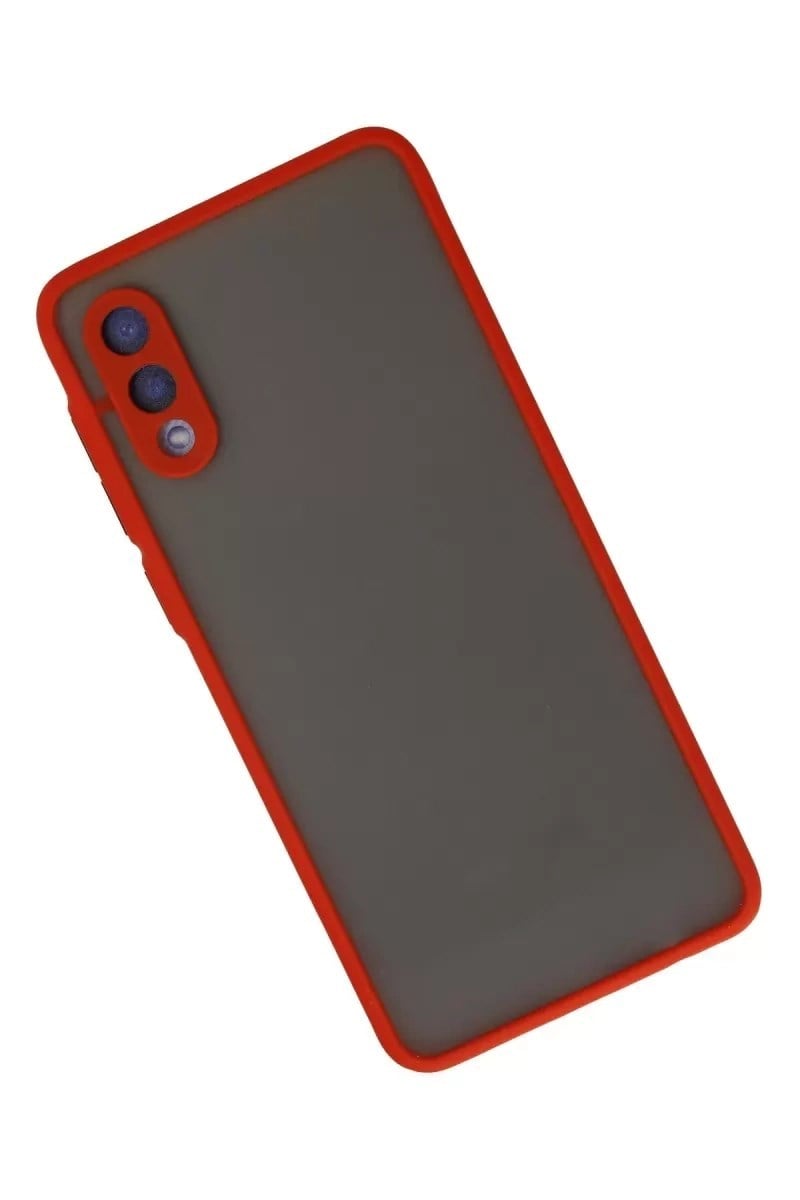 Mey İthalat®  Samsung Galaxy A02 Kılıf Montreal Silikon Kapak - Kırmızı