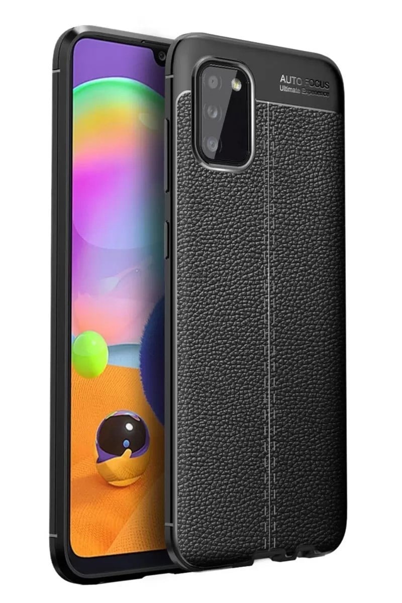Mey İthalat®  Samsung Galaxy A02S Kılıf Auto Focus Kapak - Siyah