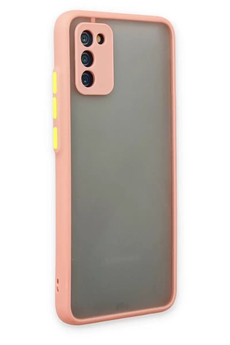 Mey İthalat®  Samsung Galaxy A02S Kılıf Montreal Silikon Kapak - Pembe