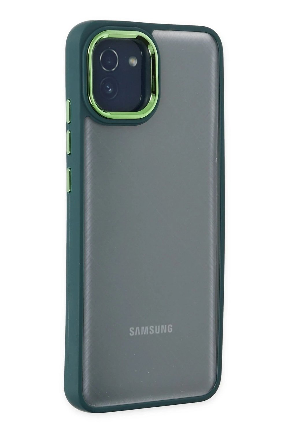 Mey İthalat®  Samsung Galaxy A03 Kılıf Dora Kapak - Haki Yeşil
