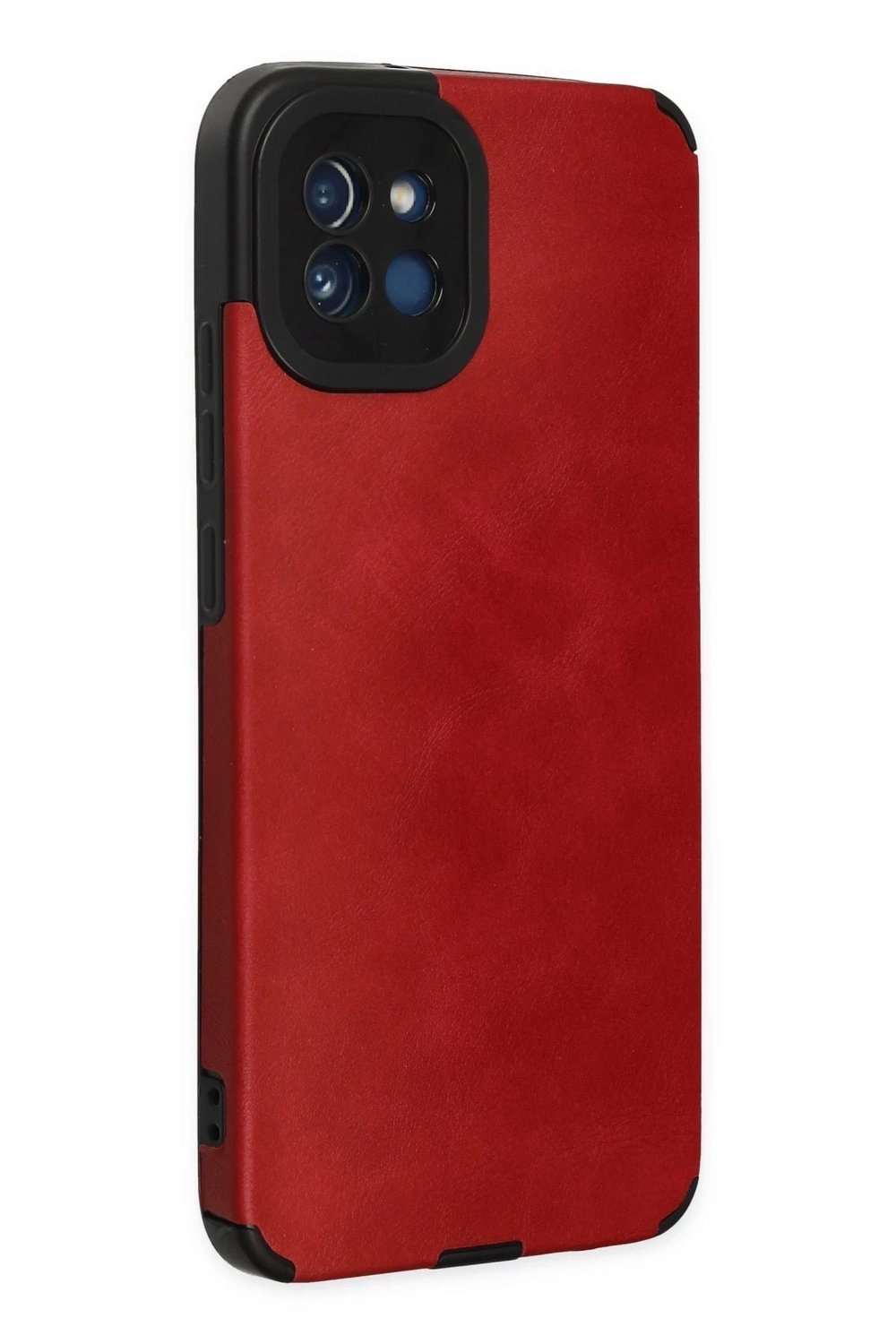 Mey İthalat®  Samsung Galaxy A03 Kılıf Loop Deri Silikon - Kırmızı