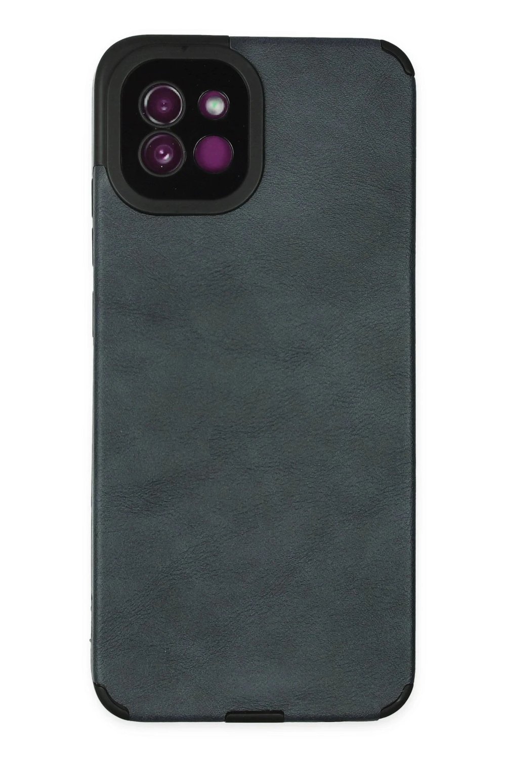 Mey İthalat®  Samsung Galaxy A03 Kılıf Loop Deri Silikon - Lacivert