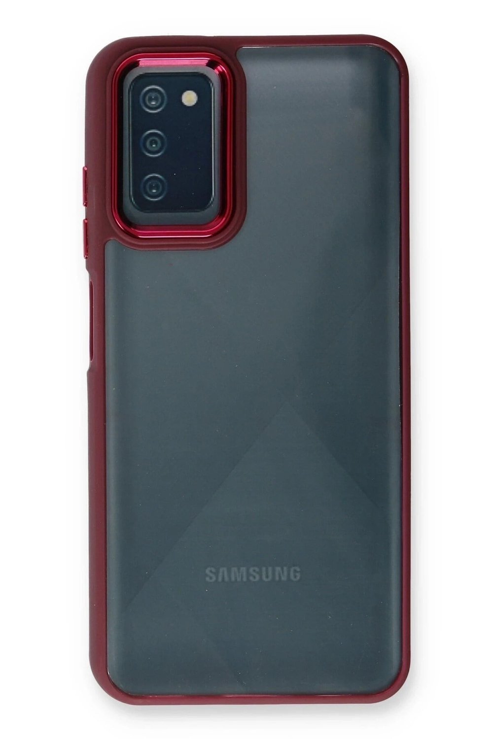 Mey İthalat®  Samsung Galaxy A03S Kılıf Dora Kapak - Kırmızı