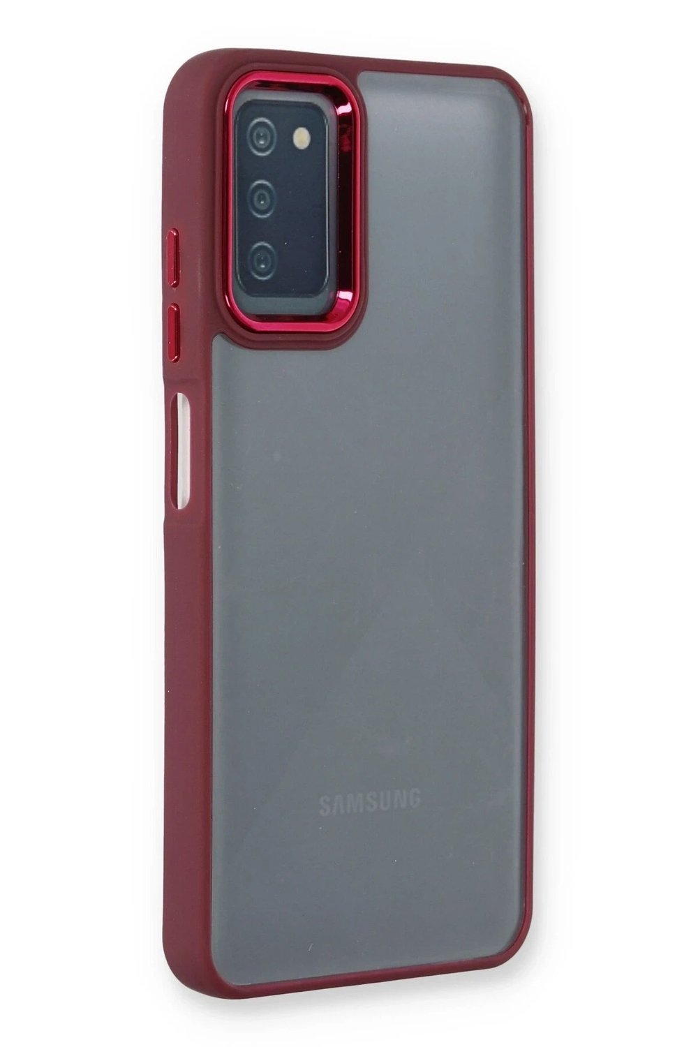 Mey İthalat®  Samsung Galaxy A03S Kılıf Dora Kapak - Kırmızı