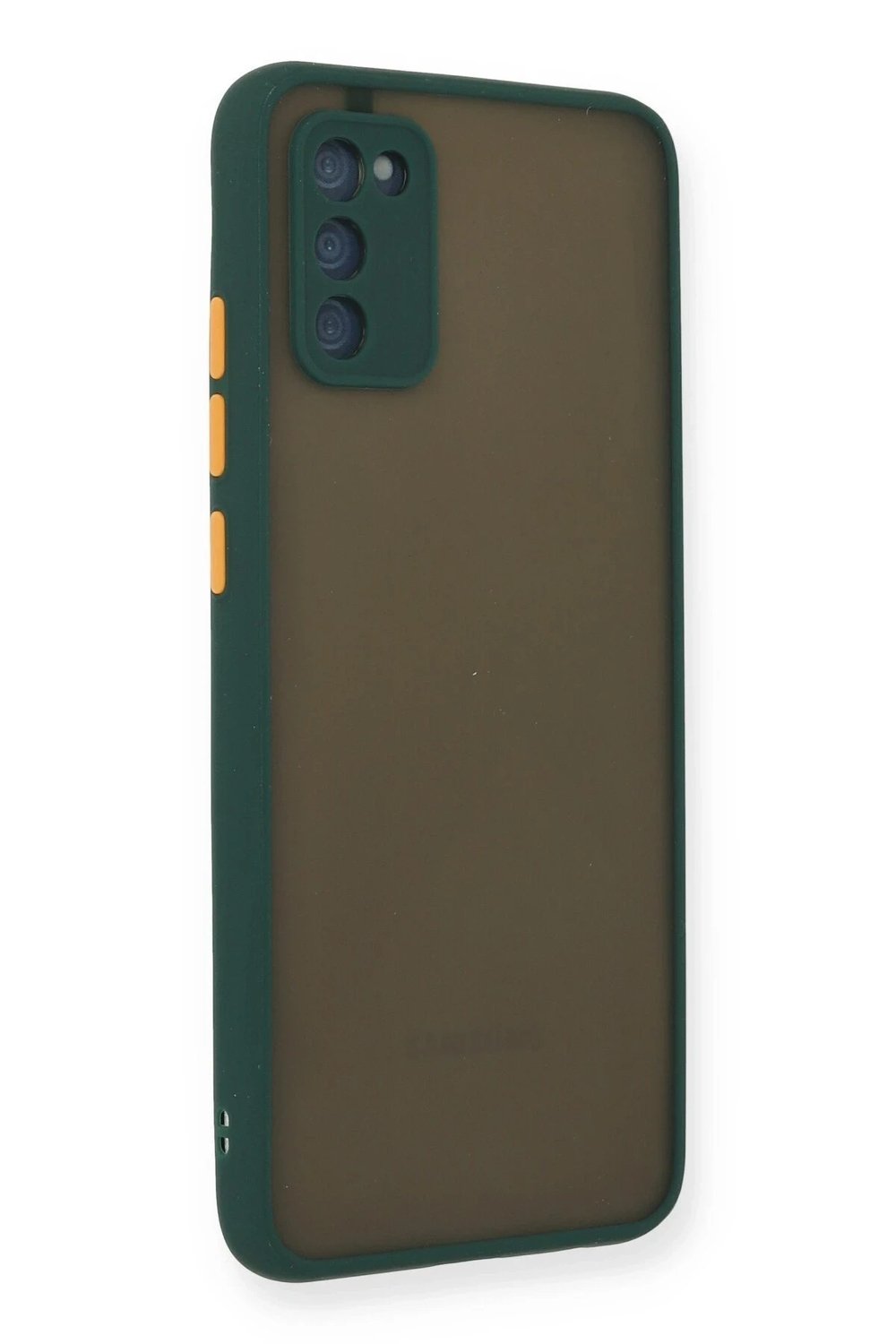 Mey İthalat®  Samsung Galaxy A03S Kılıf Montreal Silikon Kapak - Yeşil