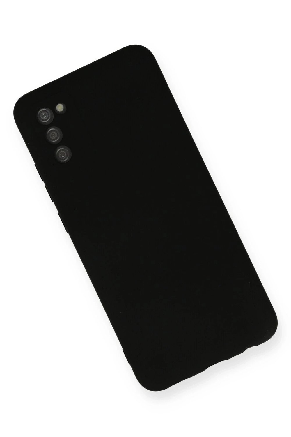 Mey İthalat®  Samsung Galaxy A03S Kılıf Nano içi Kadife Silikon - Siyah