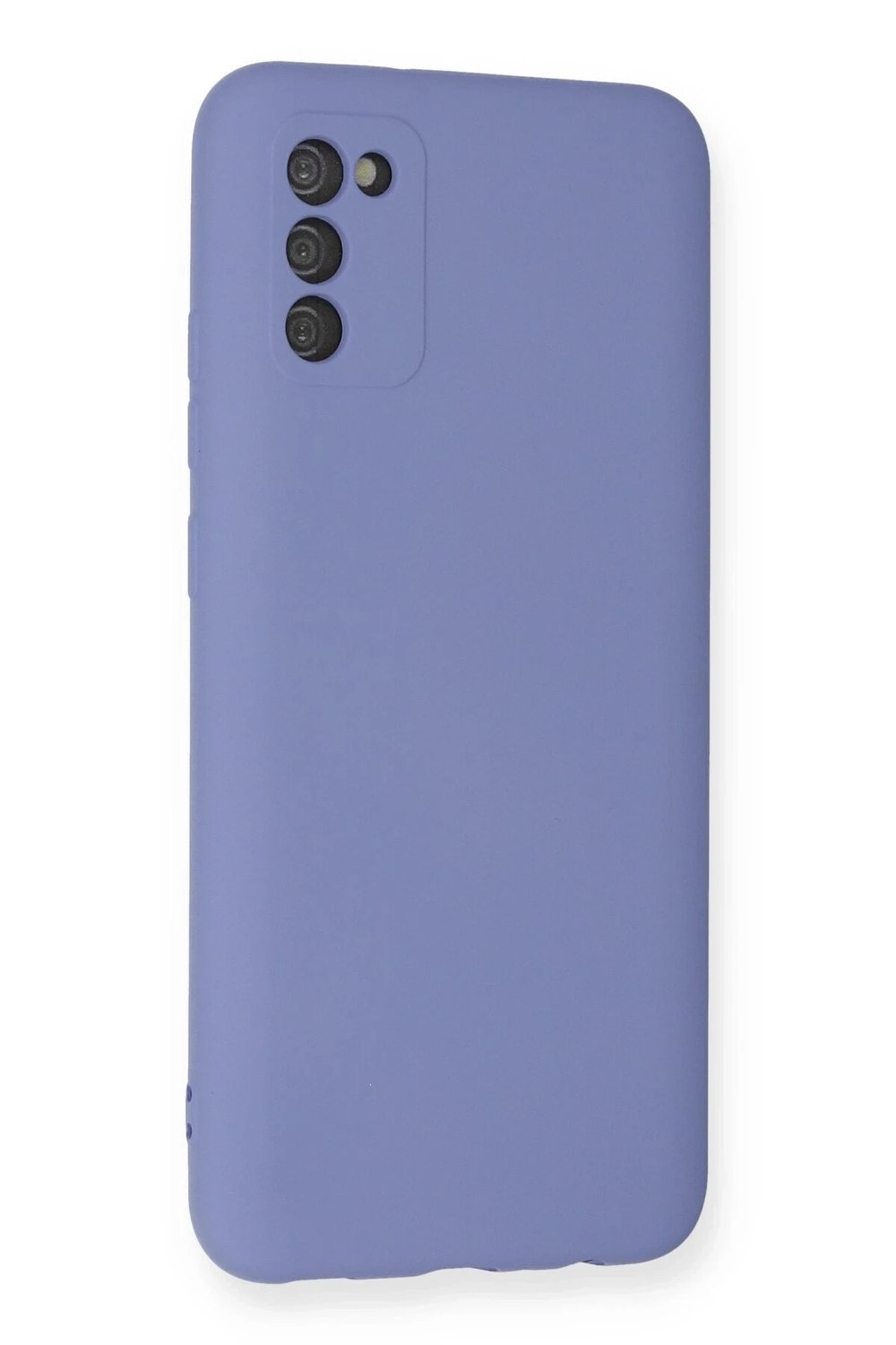 Mey İthalat®  Samsung Galaxy A03S Kılıf Nano içi Kadife Silikon - Lila