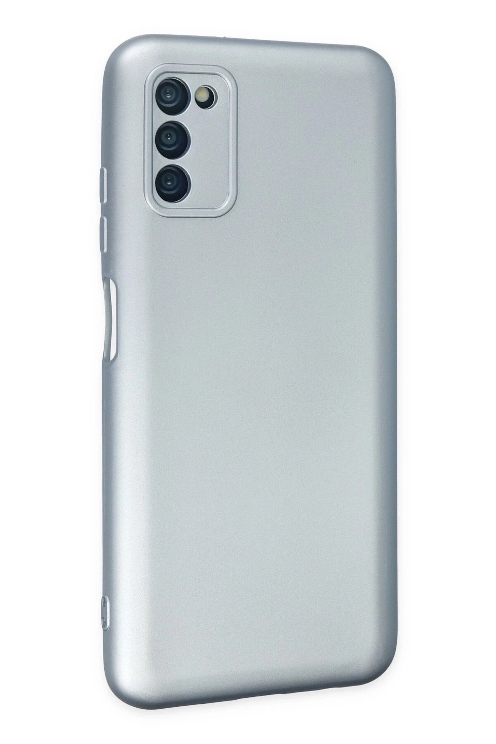 Mey İthalat®  Samsung Galaxy A03S Kılıf Nano içi Kadife Silikon - Sky Blue