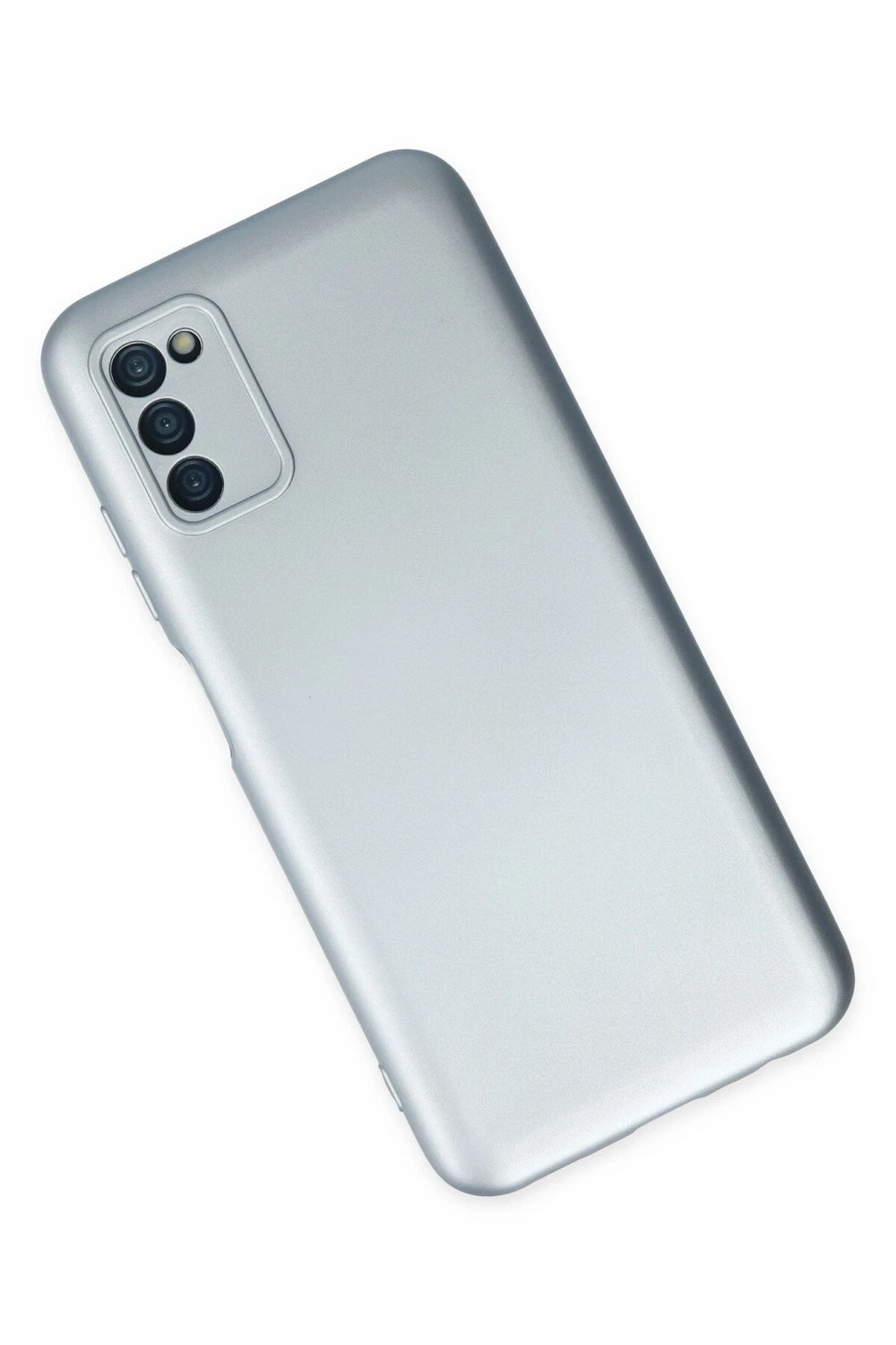 Mey İthalat®  Samsung Galaxy A03S Kılıf Nano içi Kadife Silikon - Sky Blue