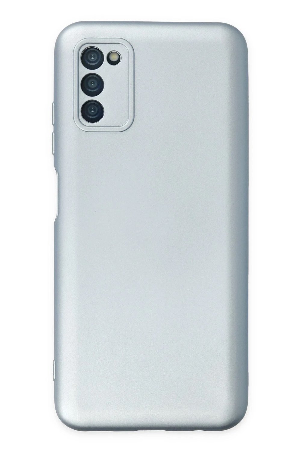 Mey İthalat®  Samsung Galaxy A03S Kılıf Nano içi Kadife Silikon - Sky Blue