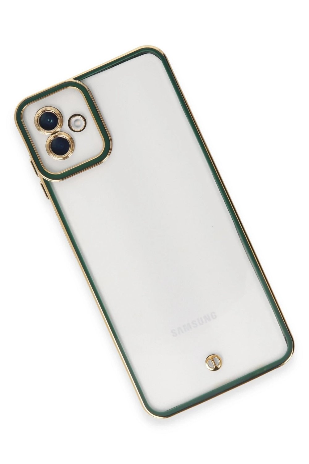 Mey İthalat®  Samsung Galaxy A04 Kılıf Liva Lens Silikon - Yeşil