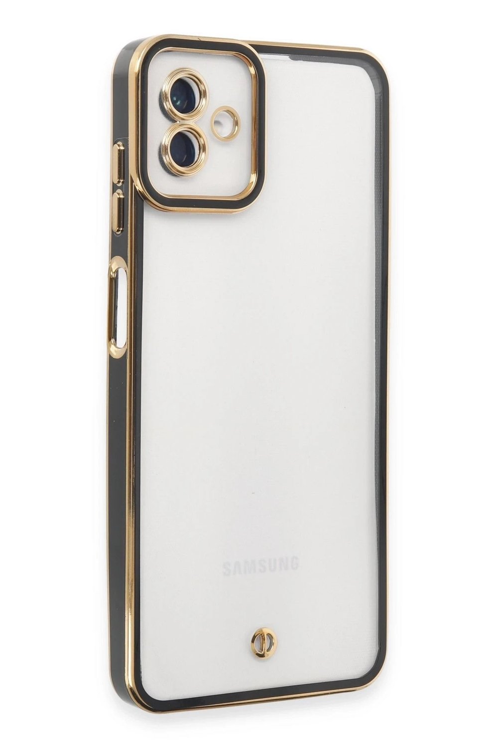Mey İthalat®  Samsung Galaxy A04 Kılıf Liva Lens Silikon - Siyah