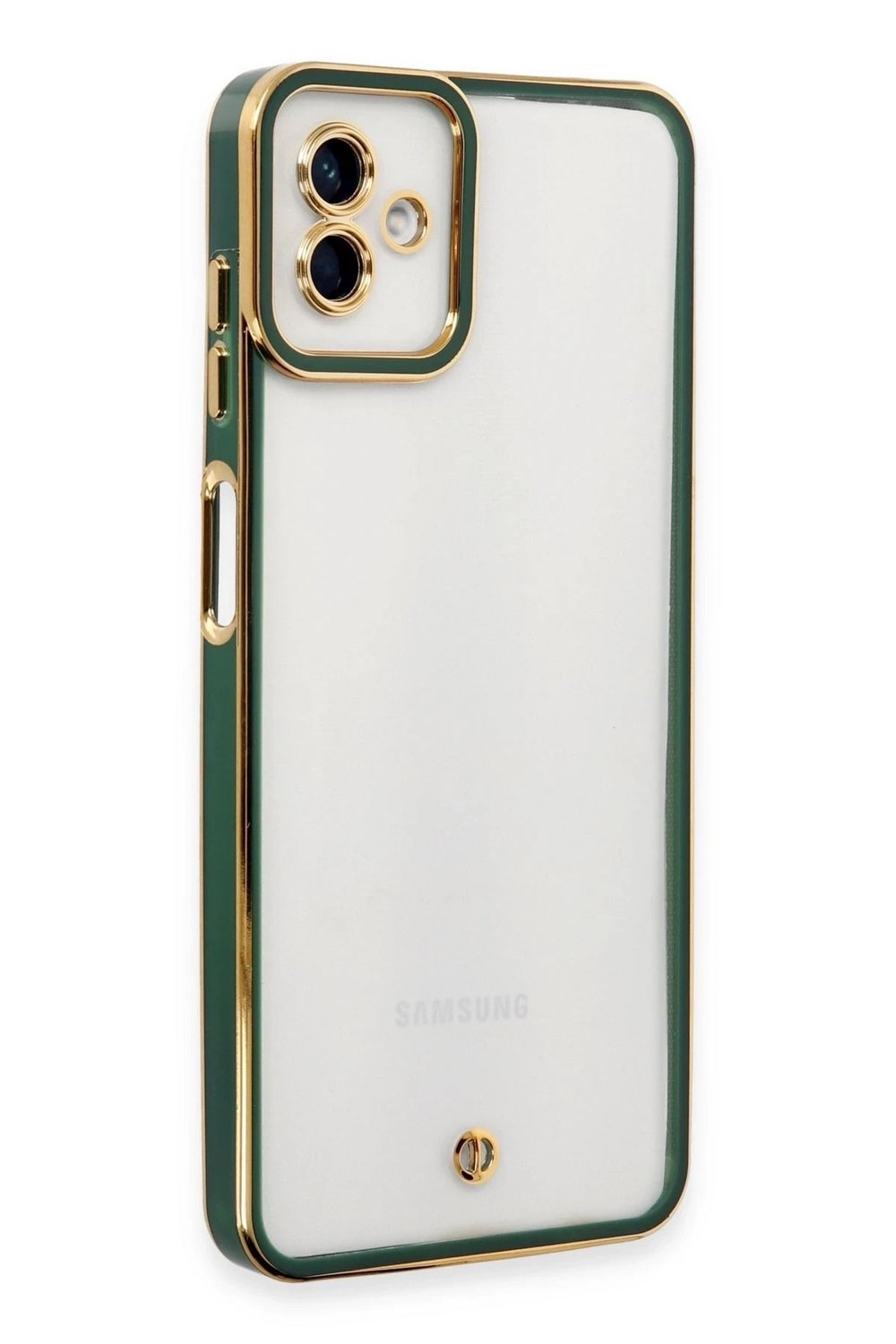 Mey İthalat®  Samsung Galaxy A04 Kılıf Liva Lens Silikon - Yeşil