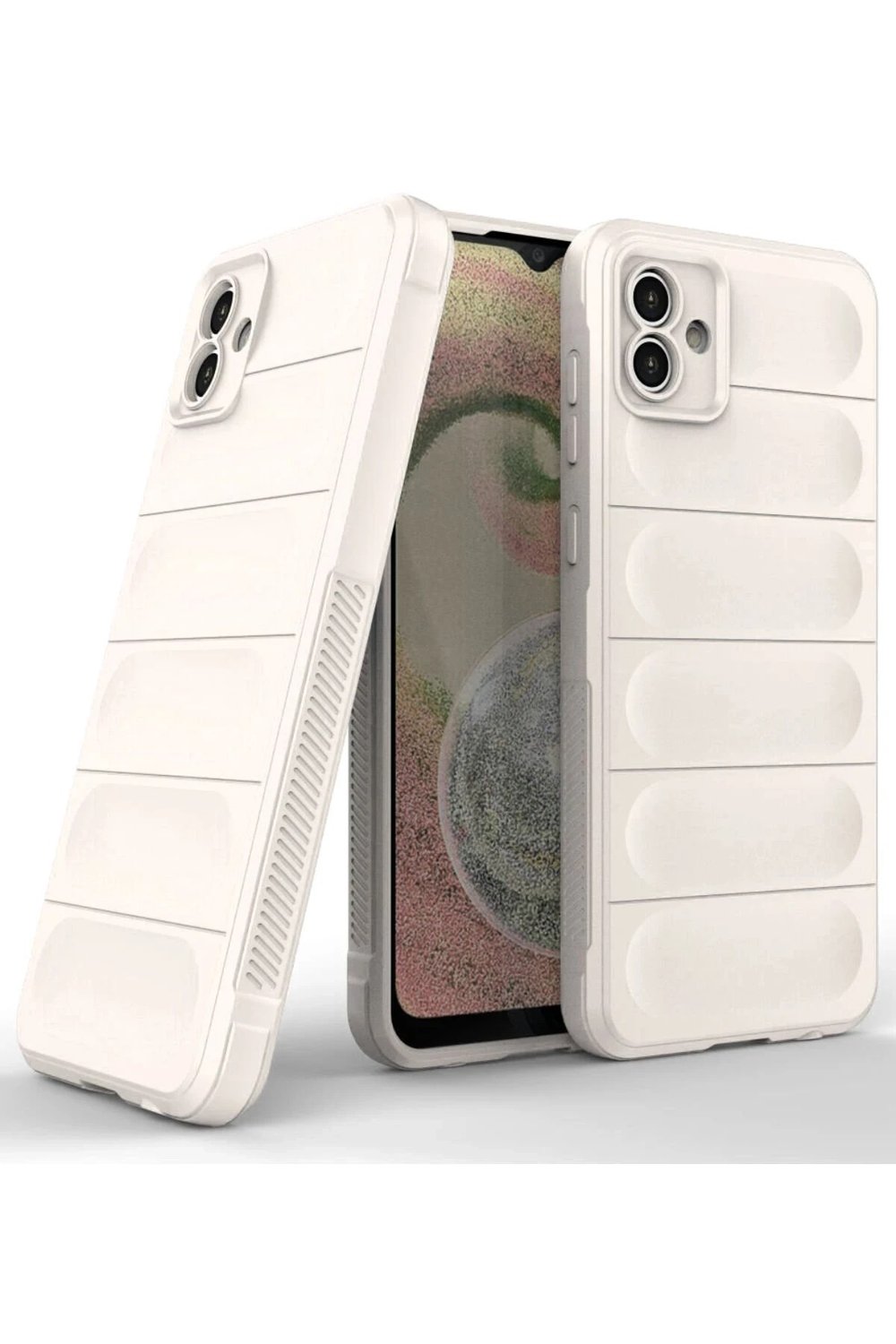 Mey İthalat®  Samsung Galaxy A04 Kılıf Optimum Silikon - Krem