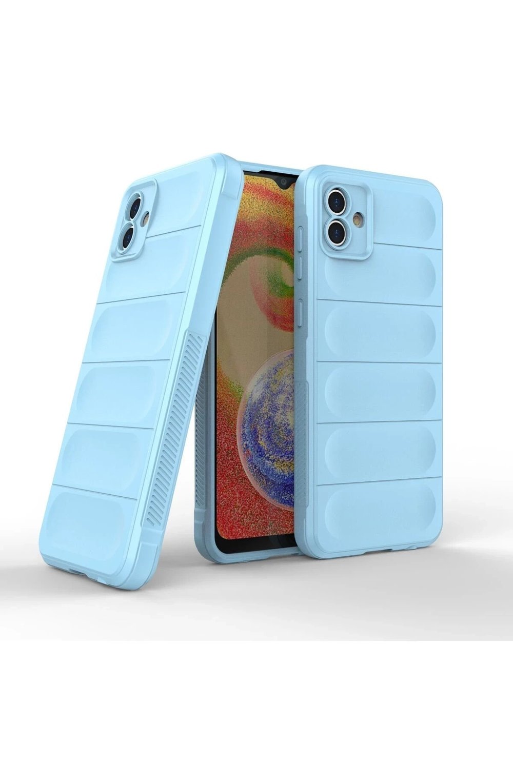Mey İthalat®  Samsung Galaxy A04 Kılıf Optimum Silikon - Sky Blue