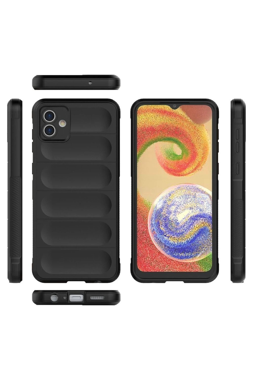 Mey İthalat®  Samsung Galaxy A04 Kılıf Optimum Silikon - Siyah