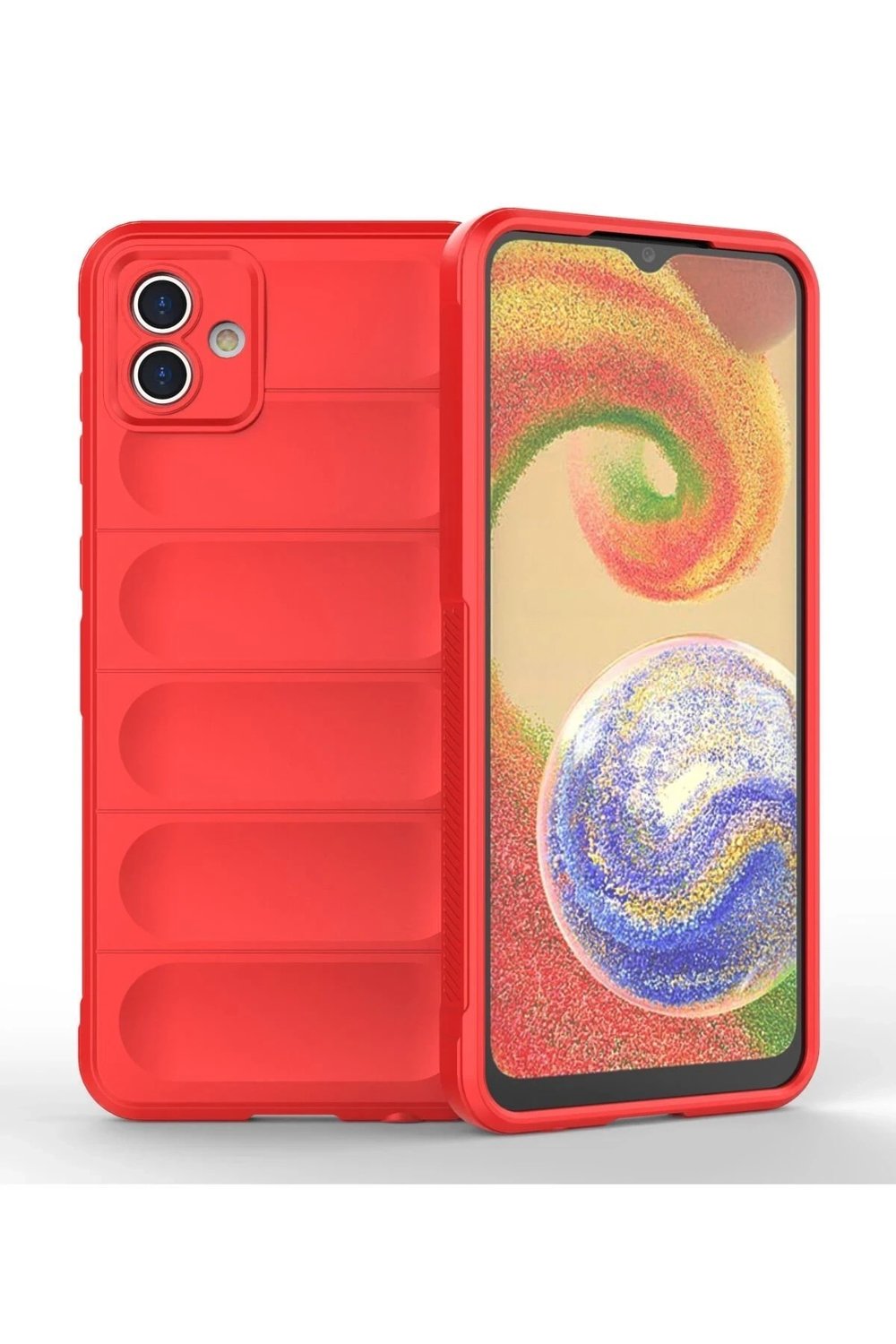 Mey İthalat®  Samsung Galaxy A04 Kılıf Optimum Silikon - Kırmızı