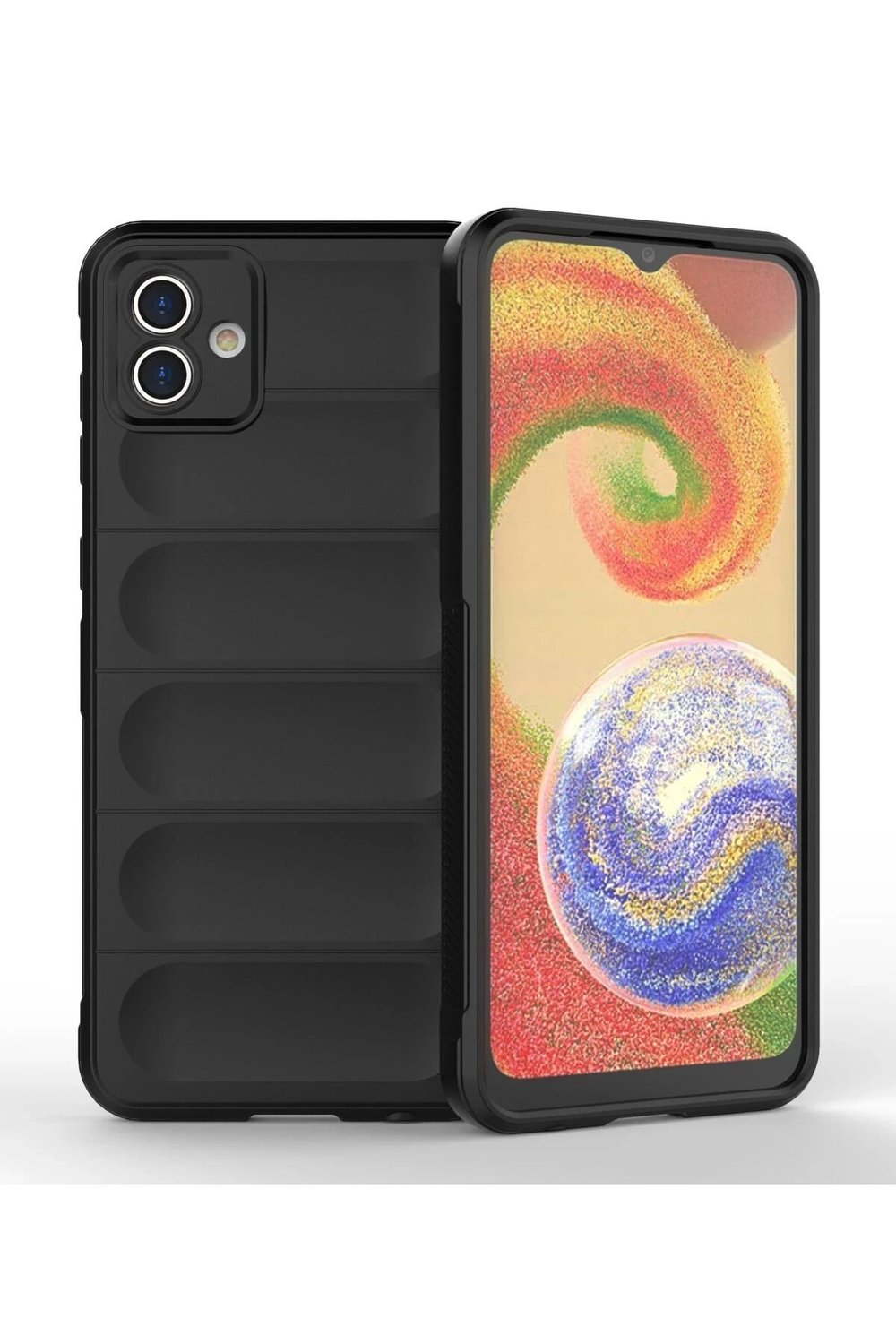 Mey İthalat®  Samsung Galaxy A04 Kılıf Optimum Silikon - Siyah