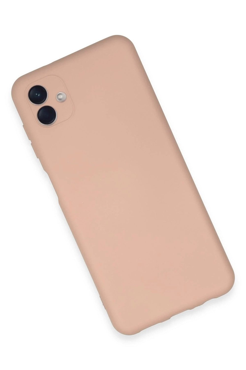 Mey İthalat®  Samsung Galaxy A04E Kılıf Nano içi Kadife Silikon - Pudra