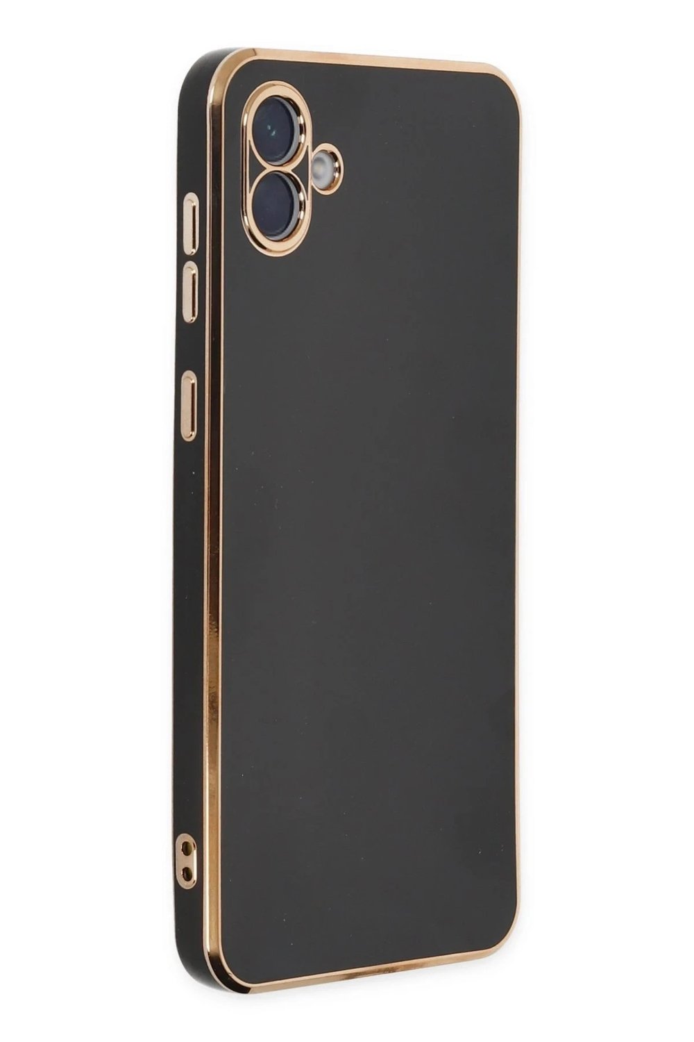 Mey İthalat®  Samsung Galaxy A04E Kılıf Volet Silikon - Siyah