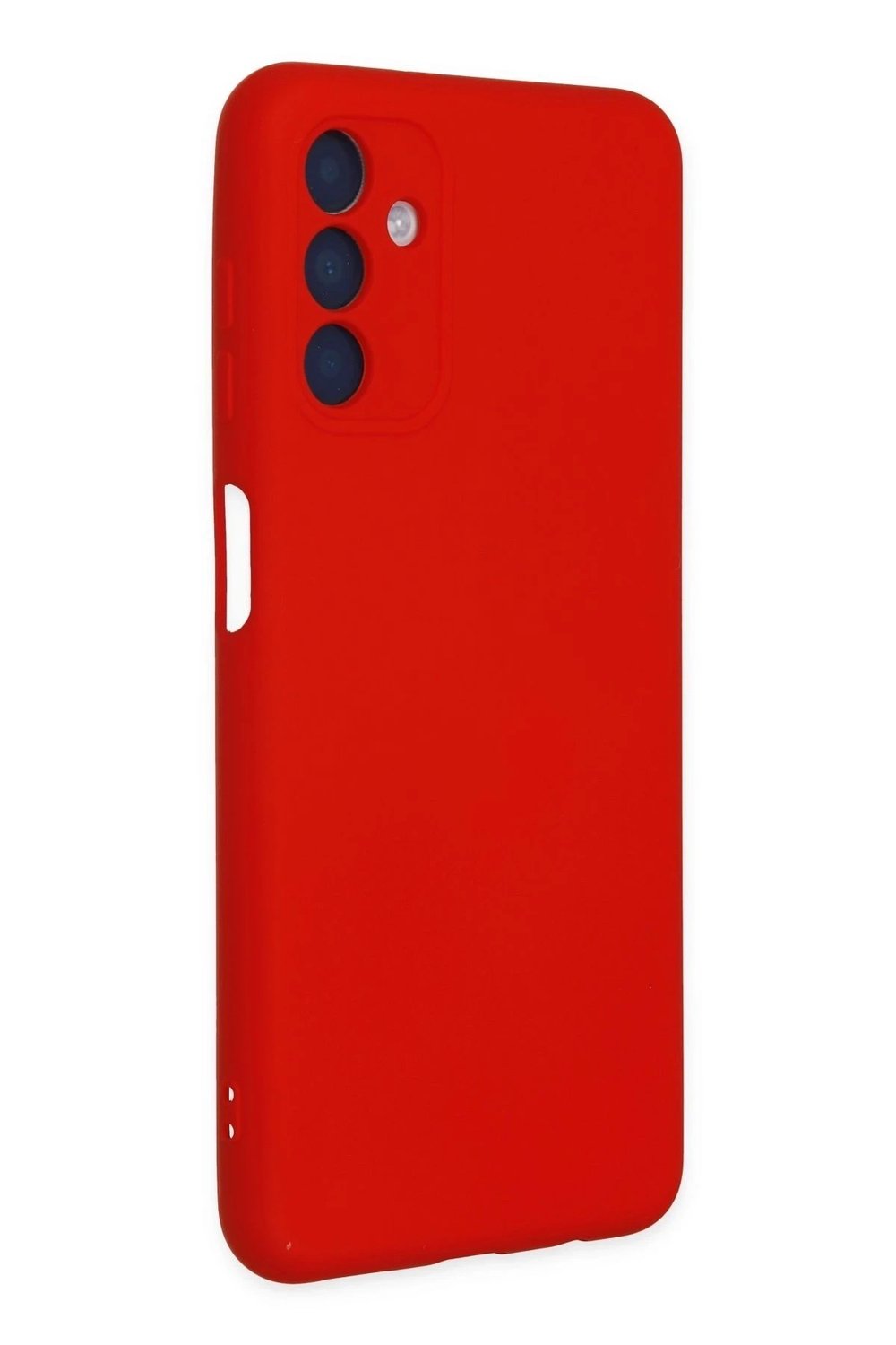 Mey İthalat®  Samsung Galaxy A04S Kılıf Nano içi Kadife Silikon - Kırmızı