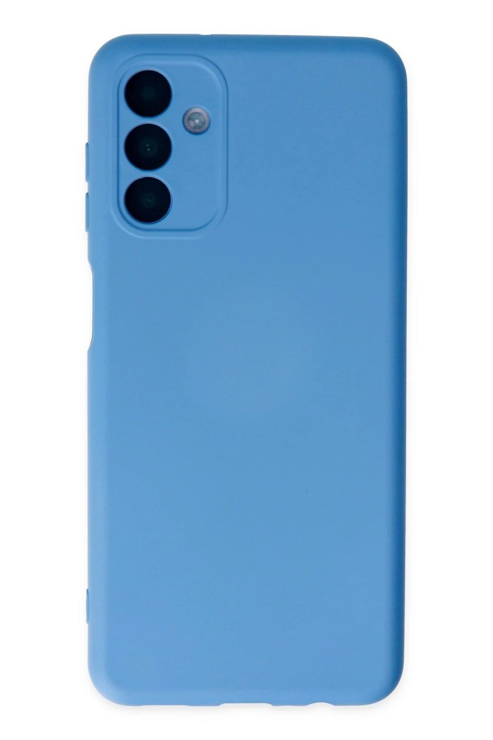 Mey İthalat®  Samsung Galaxy A04S Kılıf Nano içi Kadife Silikon - Mavi