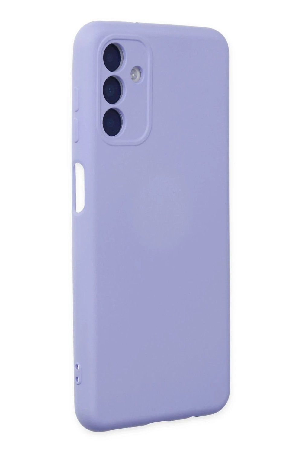 Mey İthalat®  Samsung Galaxy A04S Kılıf Nano içi Kadife Silikon - Lila