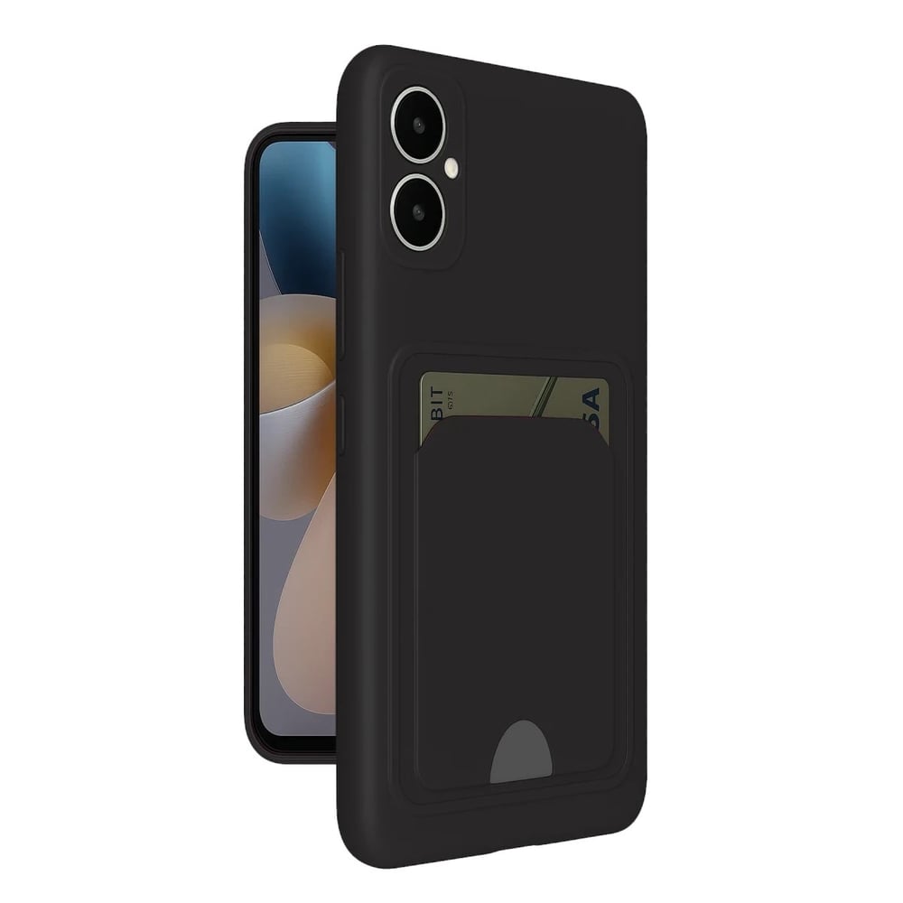Mey İthalat®  Samsung Galaxy A05 Kelvin Kartvizitli Silikon - Siyah