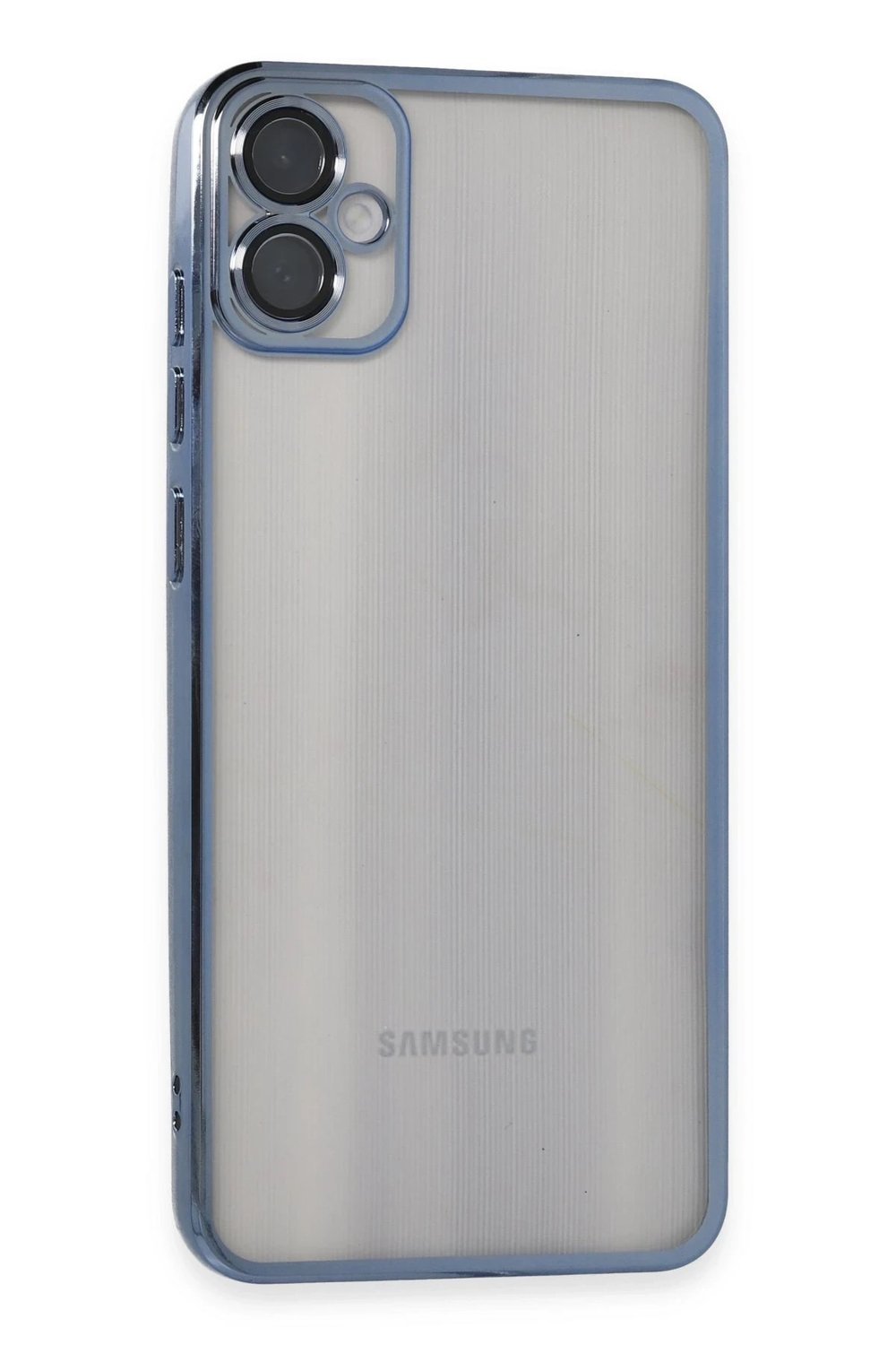 Mey İthalat®  Samsung Galaxy A05 Kılıf  Lensli Silikon - Lacivert