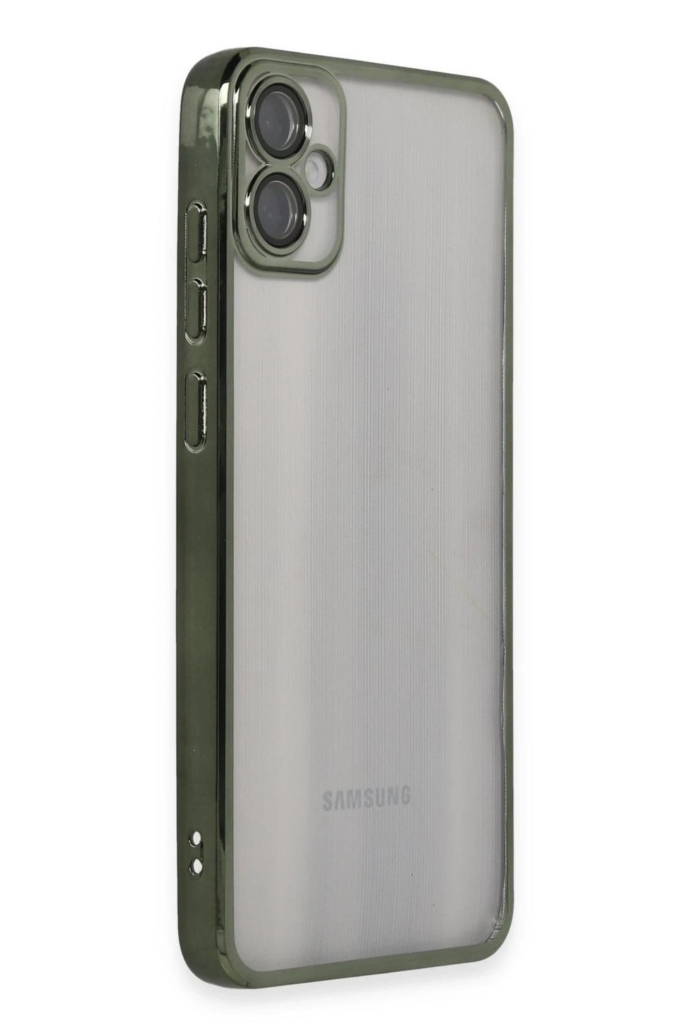 Mey İthalat®  Samsung Galaxy A05 Kılıf  Lensli Silikon - Yeşil