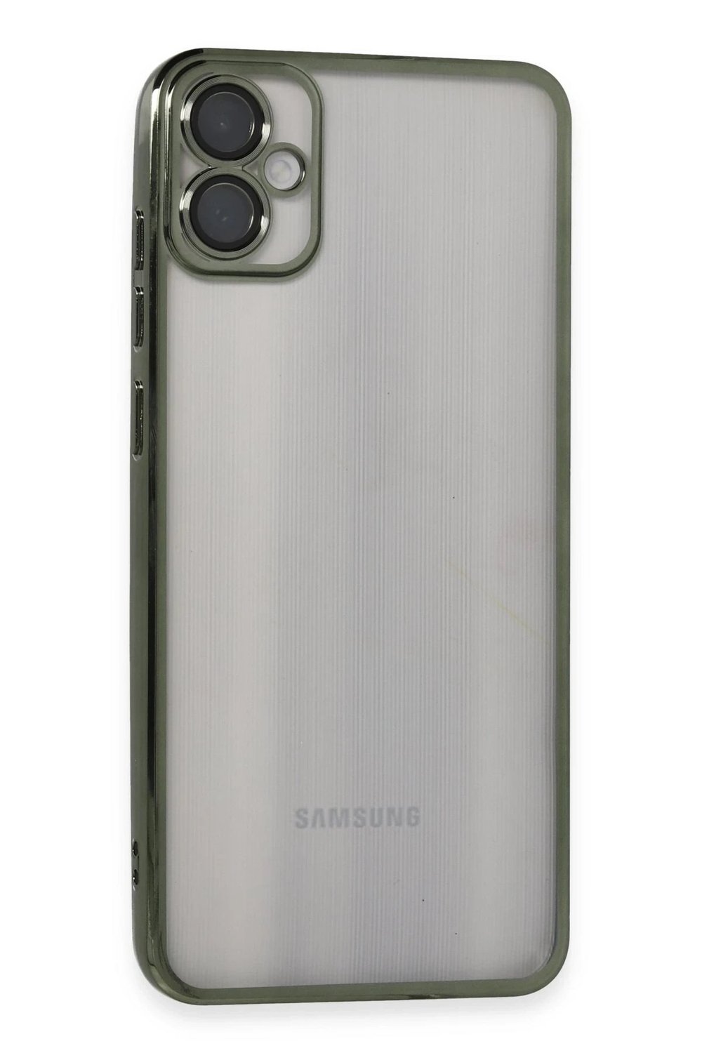 Mey İthalat®  Samsung Galaxy A05 Kılıf  Lensli Silikon - Yeşil