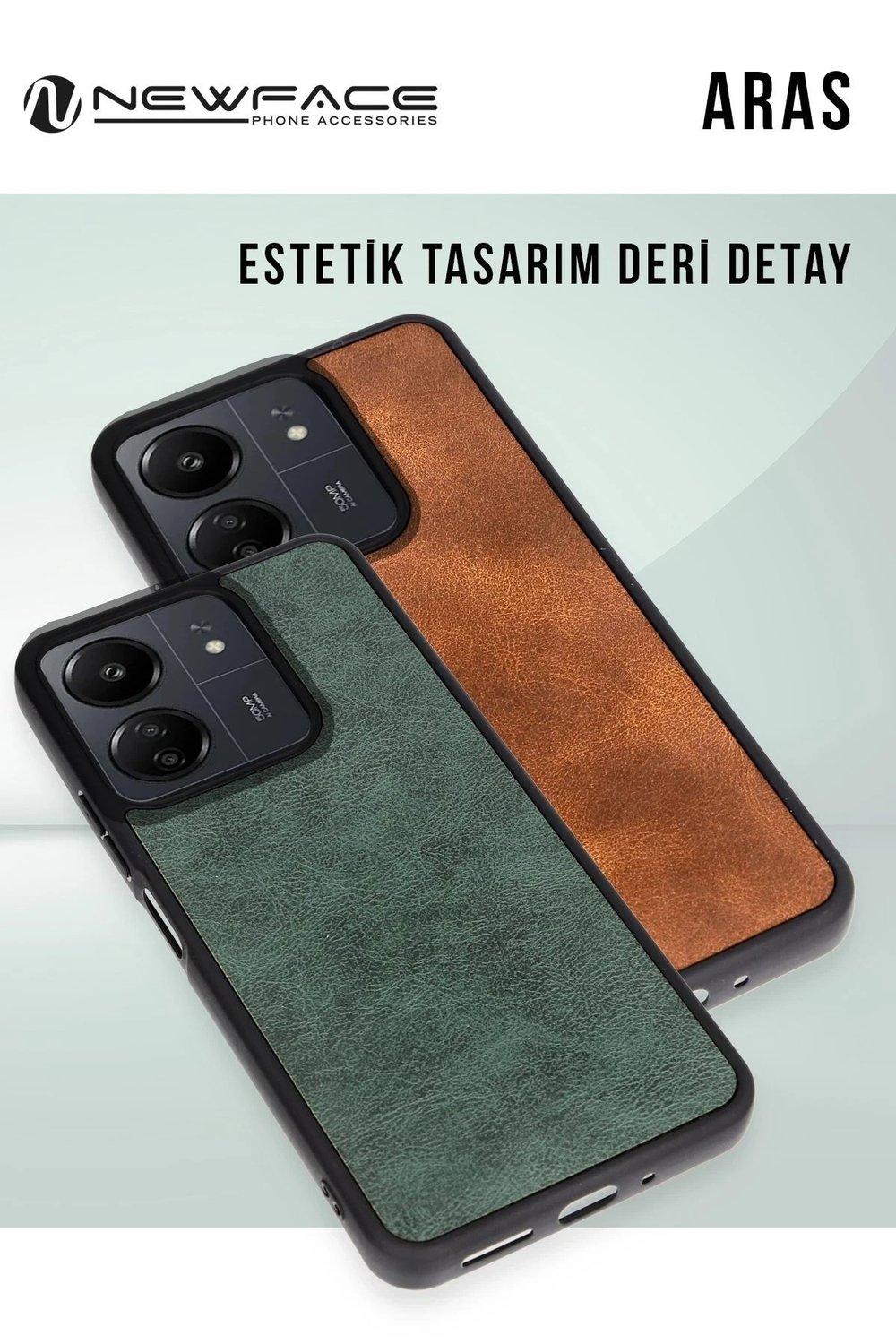 Mey İthalat®  Samsung Galaxy A05 Kılıf Aras Deri Kapak - Lacivert