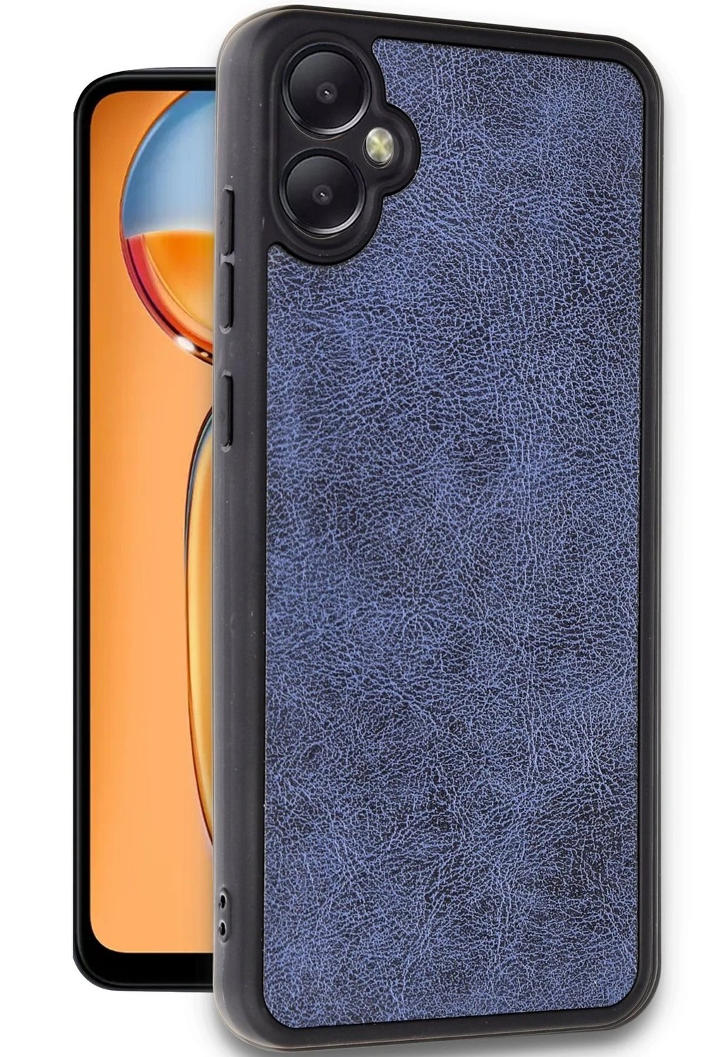 Mey İthalat®  Samsung Galaxy A05 Kılıf Aras Deri Kapak - Lacivert