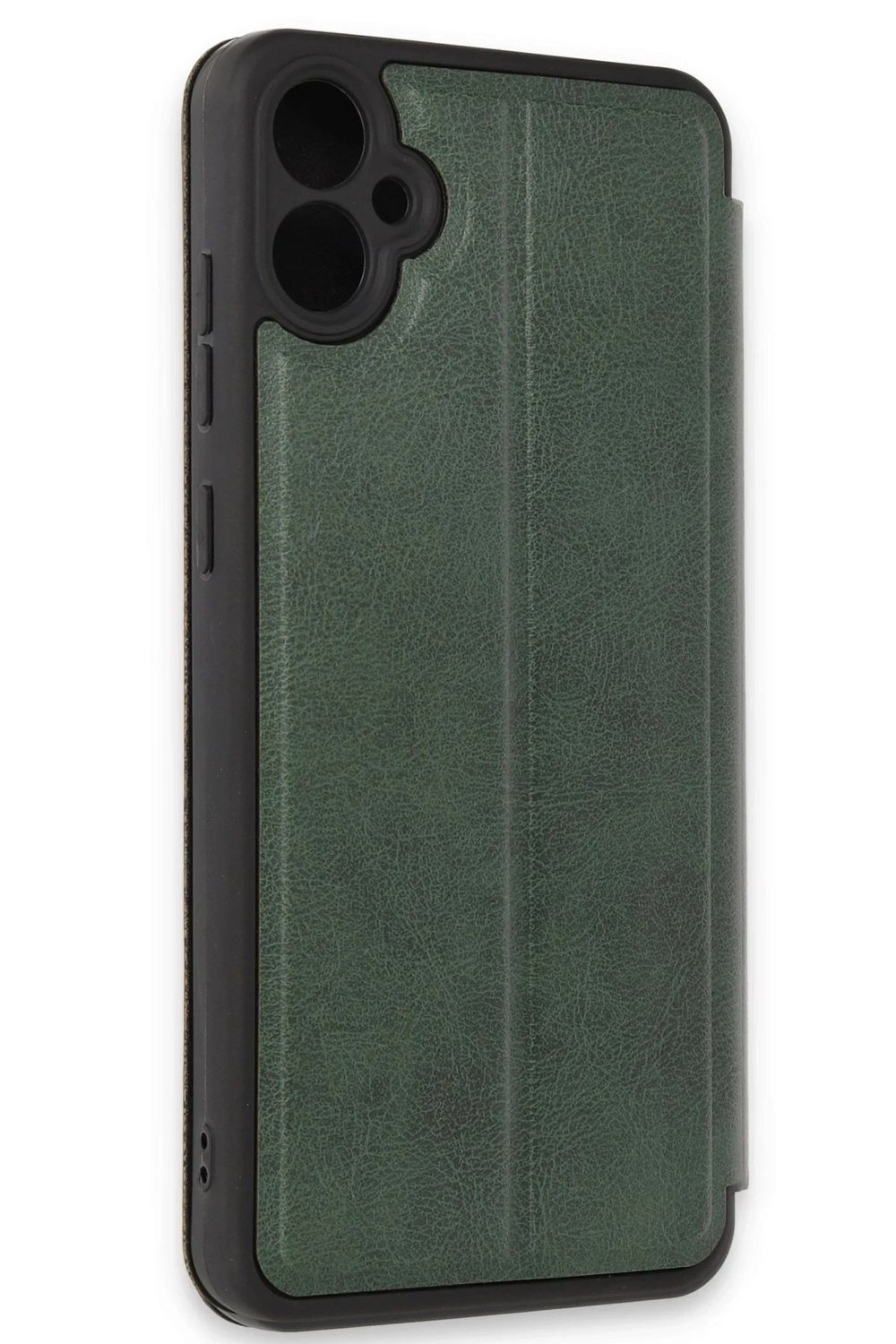 Mey İthalat®  Samsung Galaxy A05 Kılıf Flip Cover - Koyu Yeşil