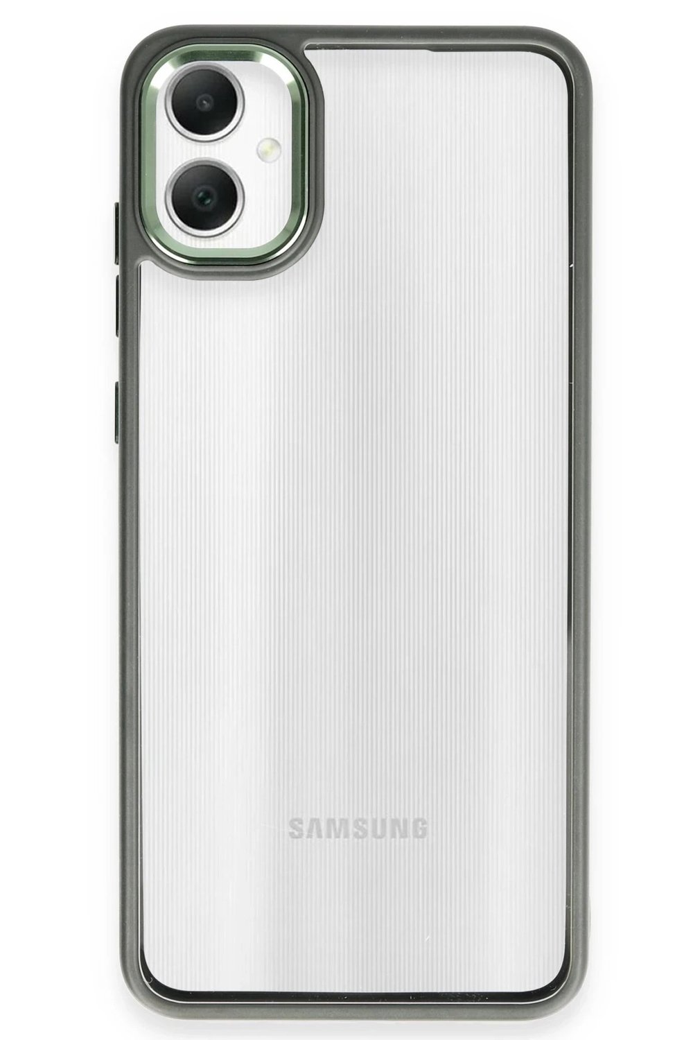 Mey İthalat®  Samsung Galaxy A05 Kılıf Power Silikon - Koyu Yeşil