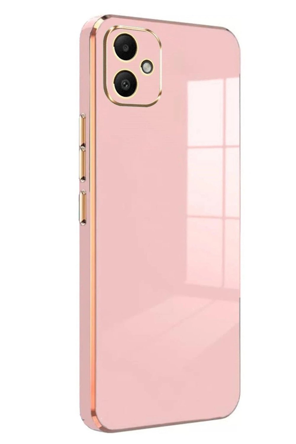 Mey İthalat®  Samsung Galaxy A05 Kılıf Volet Silikon - Pembe