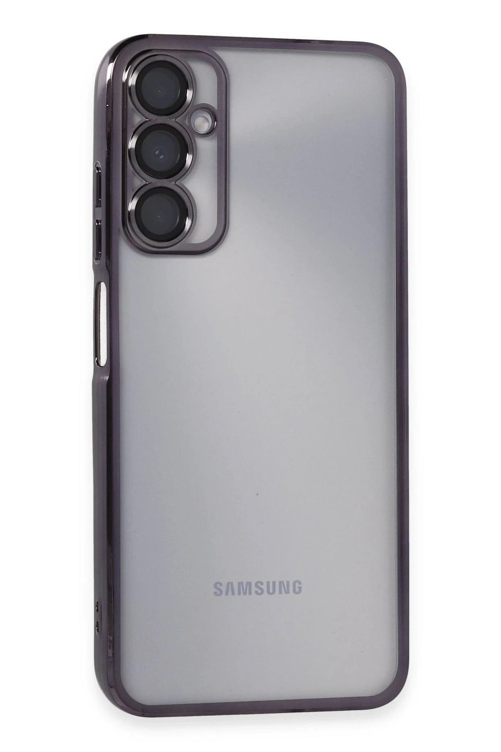 Mey İthalat®  Samsung Galaxy A05S Kılıf  Lensli Silikon - Mor