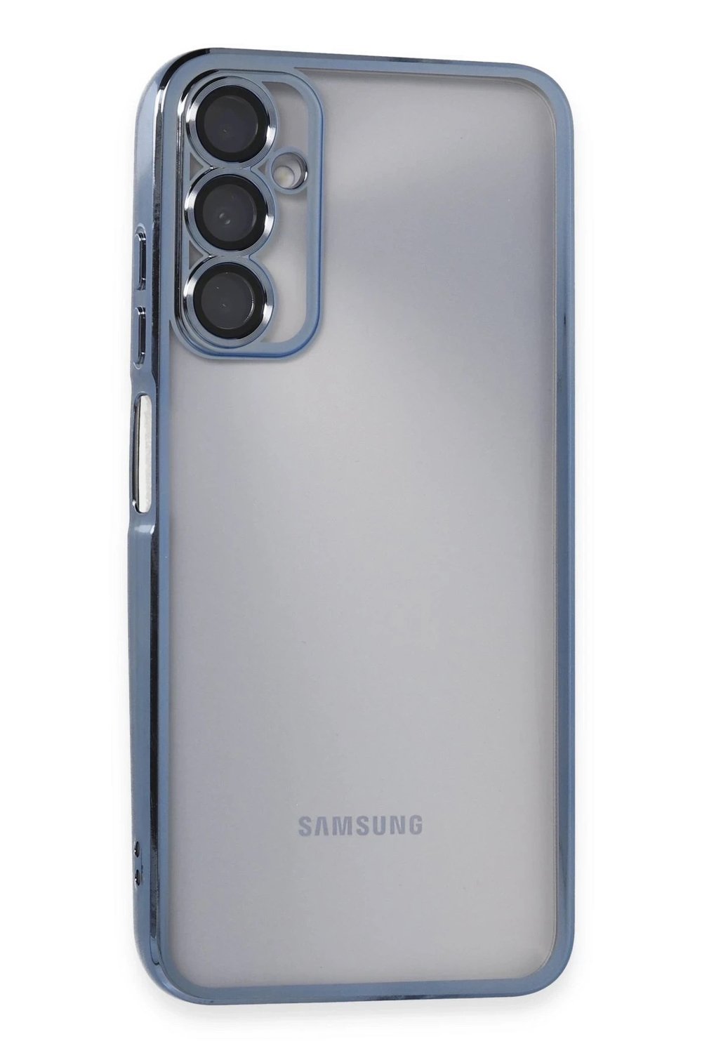 Mey İthalat®  Samsung Galaxy A05S Kılıf  Lensli Silikon - Açık Mavi