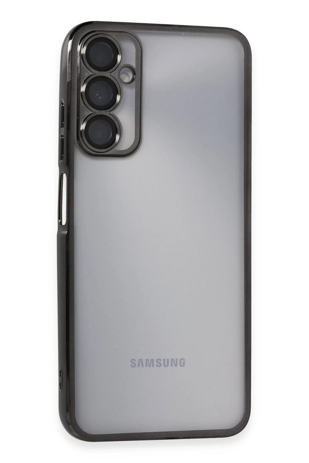 Mey İthalat®  Samsung Galaxy A05S Kılıf  Lensli Silikon - Siyah