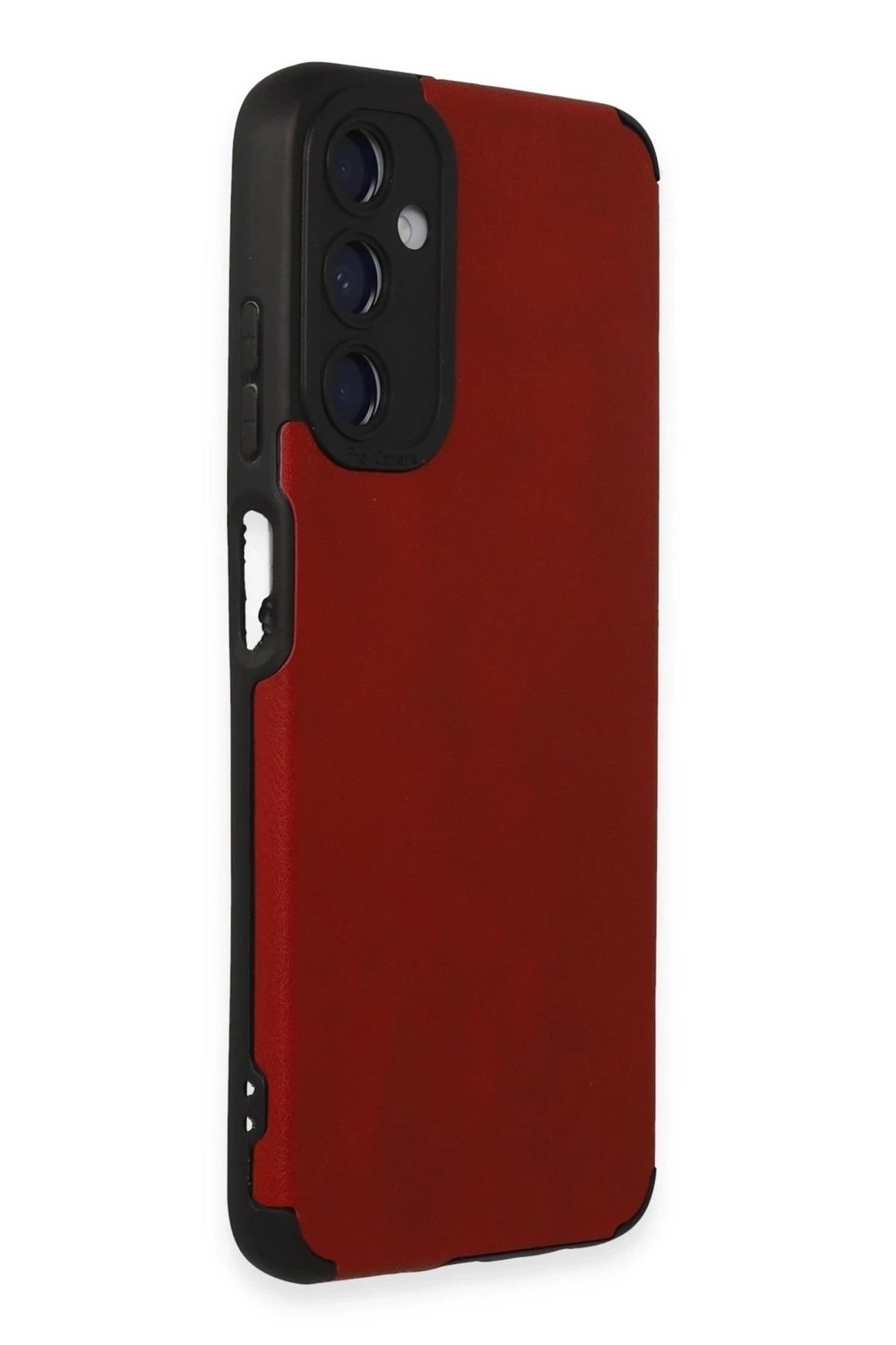 Mey İthalat®  Samsung Galaxy A05S Kılıf Loop Deri Silikon - Kırmızı