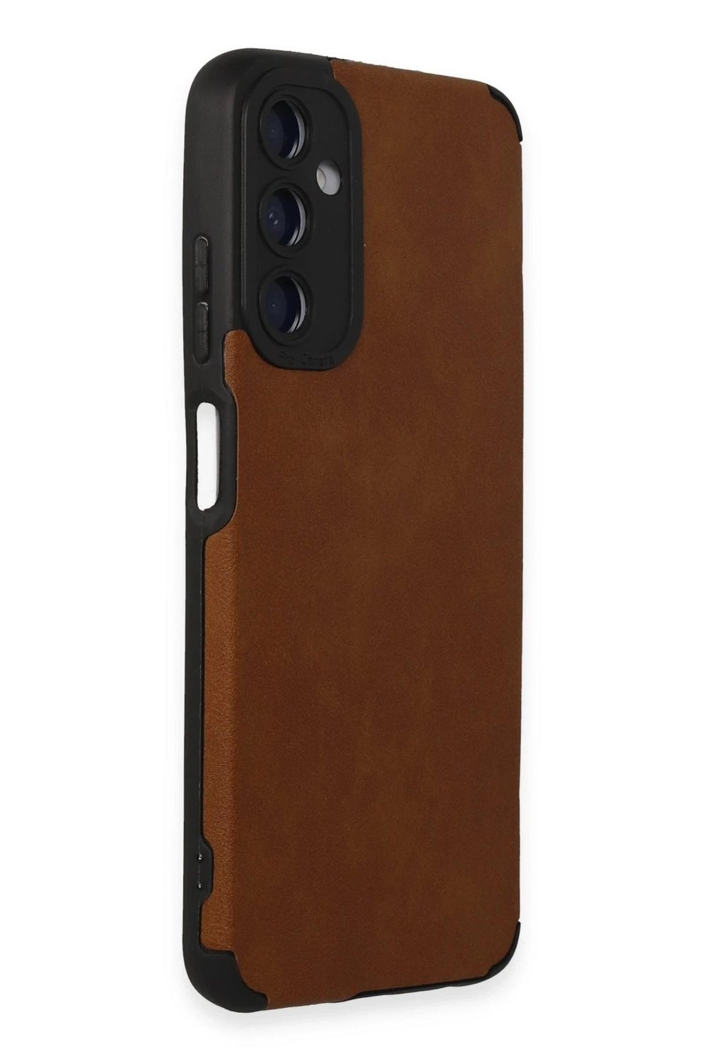 Mey İthalat®  Samsung Galaxy A05S Kılıf Loop Deri Silikon - Kahverengi