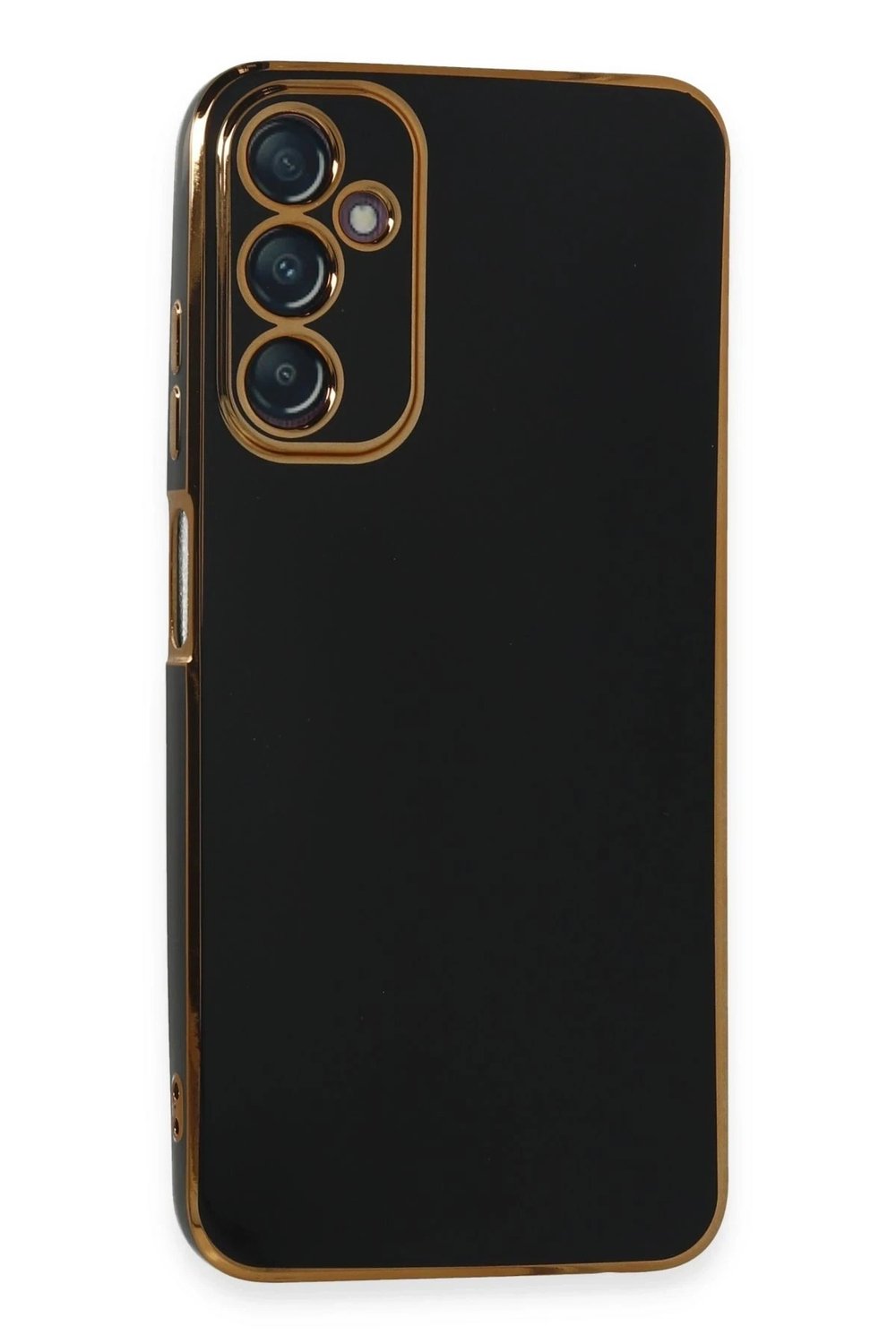 Mey İthalat®  Samsung Galaxy A05S Kılıf Volet Silikon - Siyah