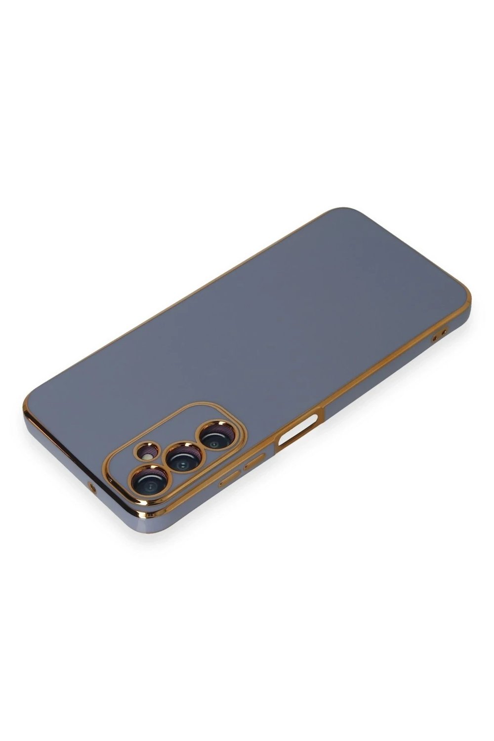 Mey İthalat®  Samsung Galaxy A05S Kılıf Volet Silikon - Mavi