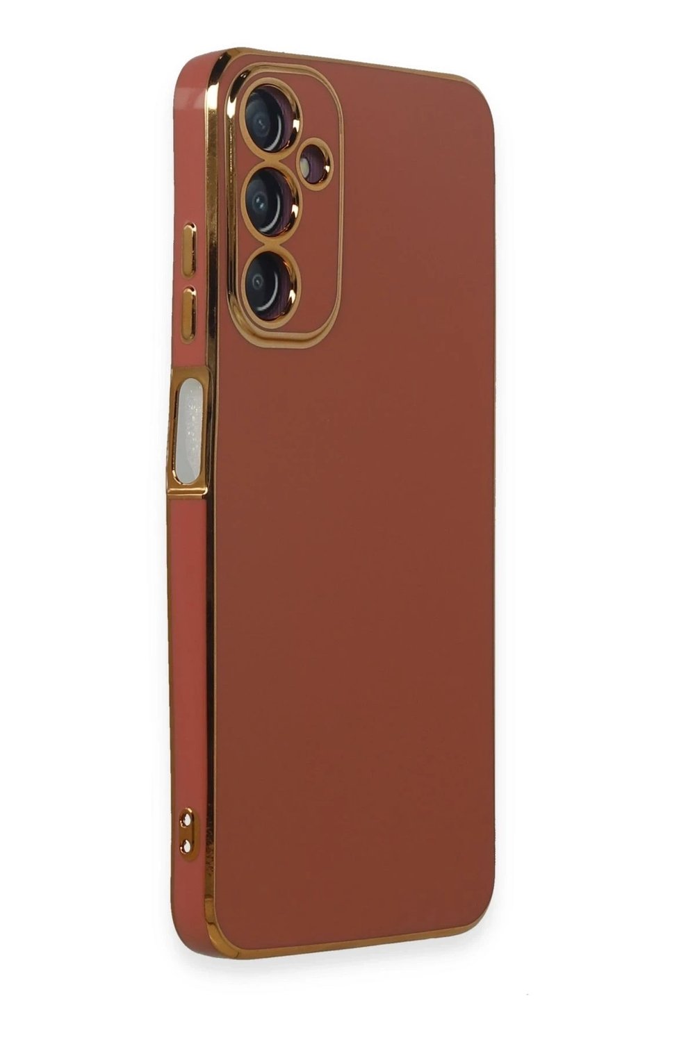 Mey İthalat®  Samsung Galaxy A05S Kılıf Volet Silikon - Kırmızı