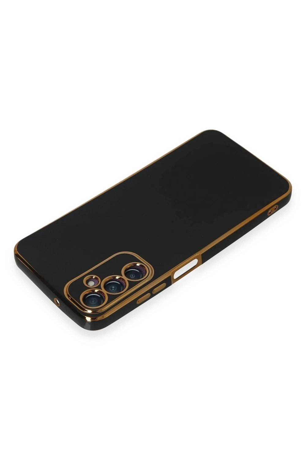 Mey İthalat®  Samsung Galaxy A05S Kılıf Volet Silikon - Siyah