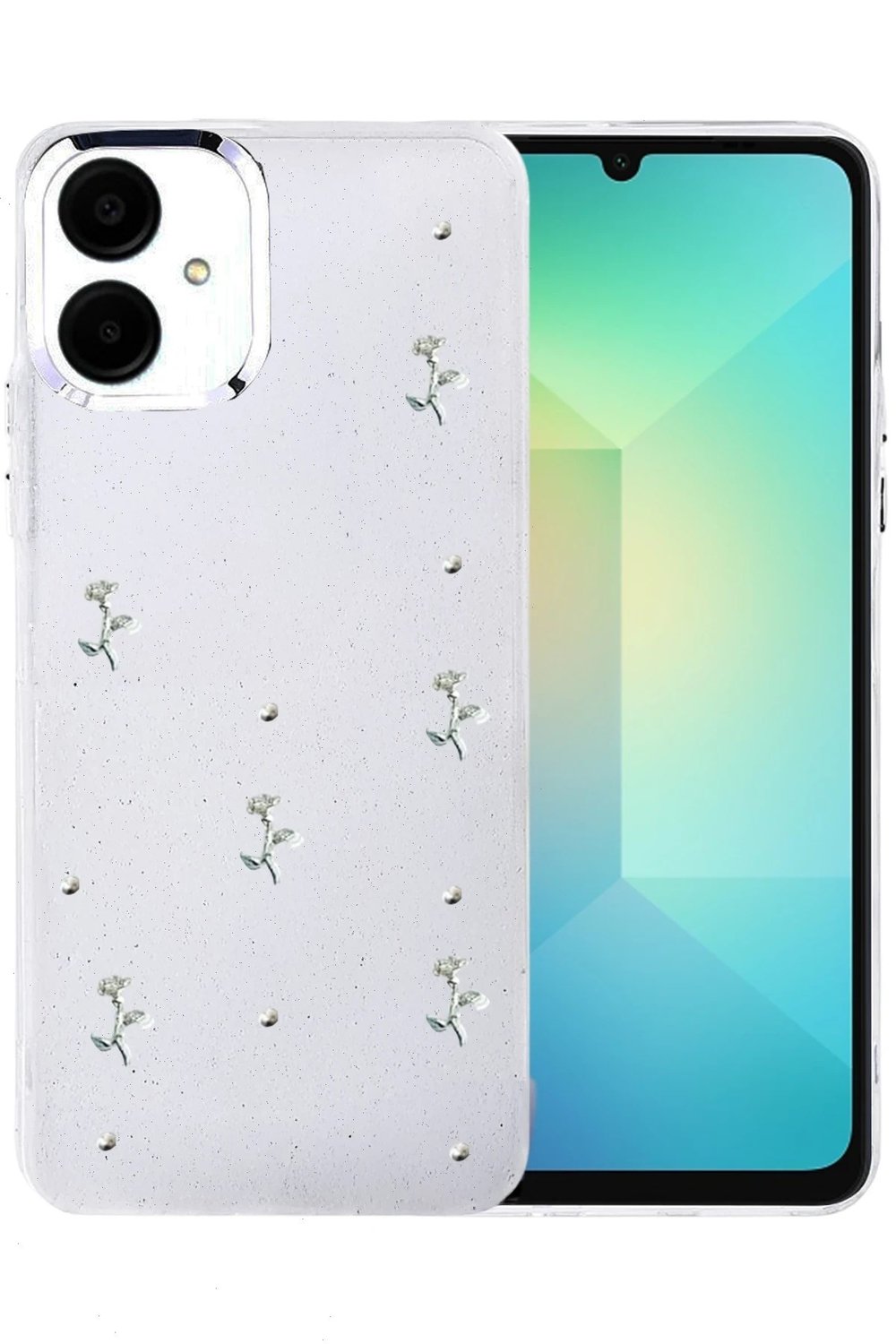 Mey İthalat®  Samsung Galaxy A06 Fiyonk Desenli Kapak - Desen 2