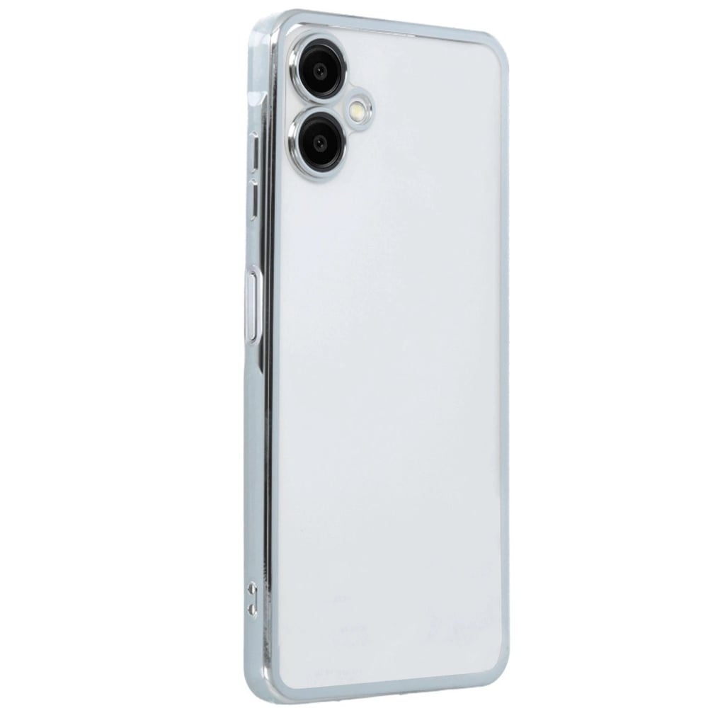 Mey İthalat®  Samsung Galaxy A06 Kılıf  Lensli Silikon - Gümüş