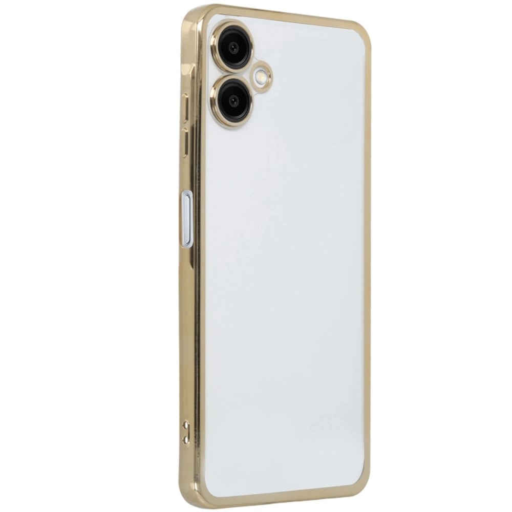 Mey İthalat®  Samsung Galaxy A06 Kılıf  Lensli Silikon - Gold