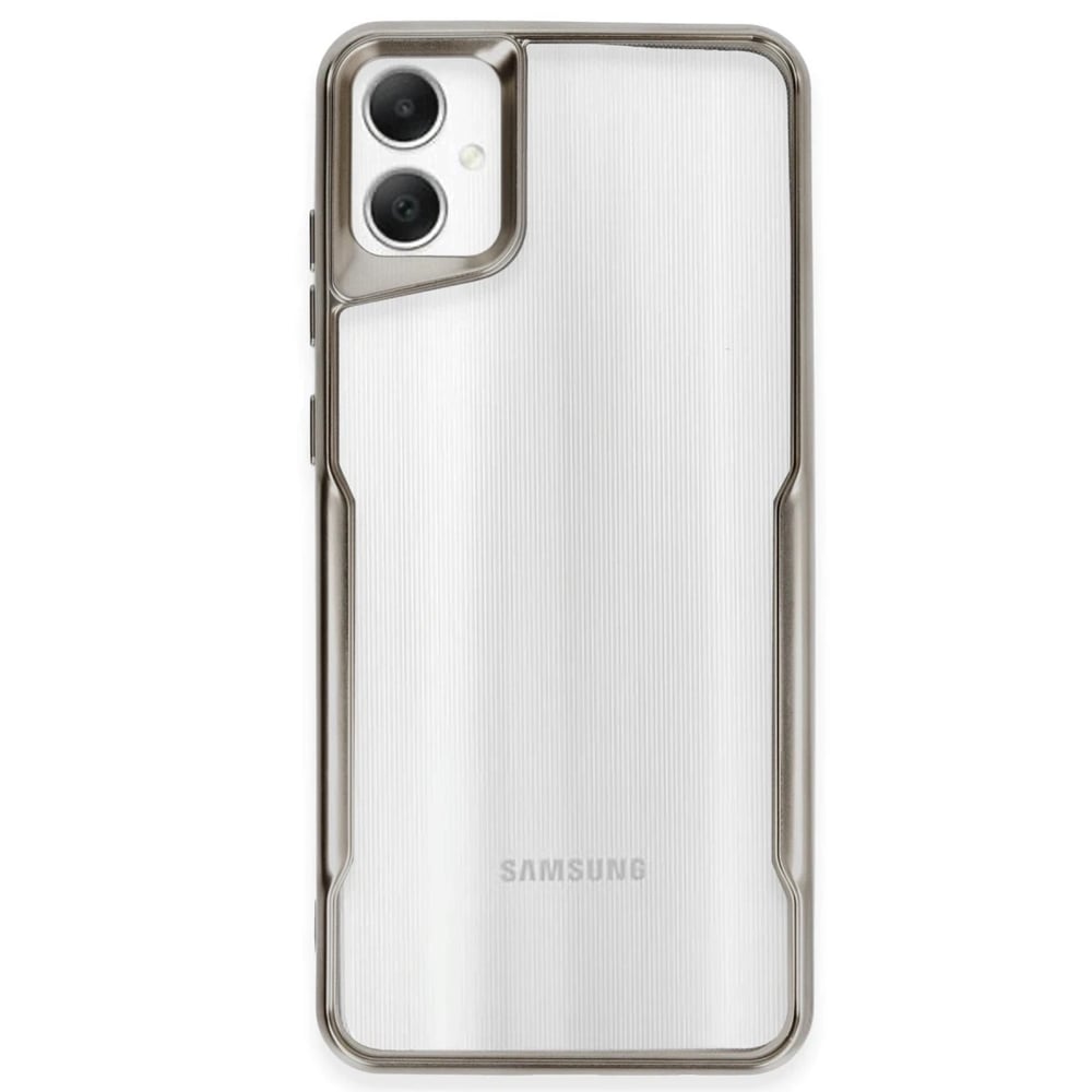 Mey İthalat®  Samsung Galaxy A06 Kılıf Boyi Silikon Kapak - Titan Gri