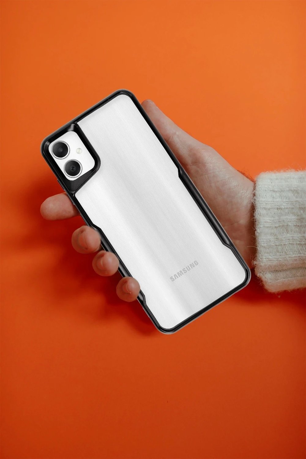 Mey İthalat®  Samsung Galaxy A06 Kılıf Boyi Silikon Kapak - Siyah